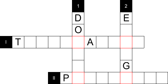 Grille de mots croisés